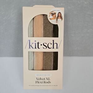 Kit-sch Velvet XL Flexi Hair Curling Rods 4 pc